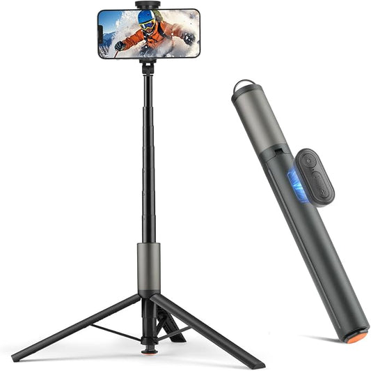 62 inch Automatic Tripod for iPhone, Auto-Open Phone Tripod Stand by YUANRAN