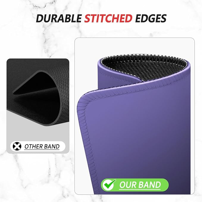 ITNRSIIET Mouse Pad Non-Slip Rubber Base Smooth Surface Stitched Edges - Image 5