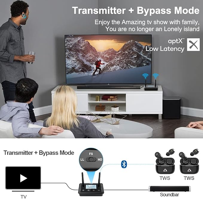 1Mii B03+ Bluetooth Transmitter Receiver - Image 3