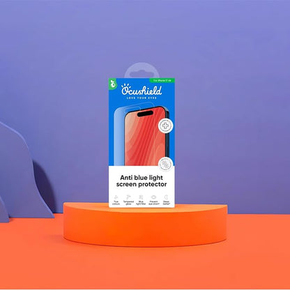Ocushield Screen Protector for iPhone 17 Air – Blue Light Tempered Glass - Image 2