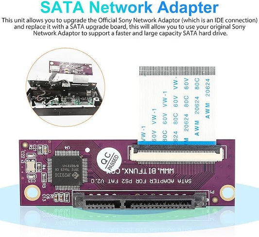 SATA 2.5 Upgrade Adapter for Sony PlayStation 2 IDE Hard Drive Network Adaptors - Image 2