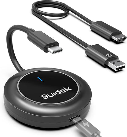Wireless HDMI Transmitter and Receiver, USB-C to HDMI Extender by SuidekDirect