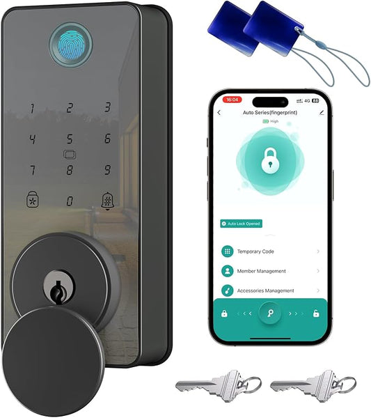 Fingerprint Door Lock, Biquole Keyless Entry Door Lock, Smart Lock by Biquole