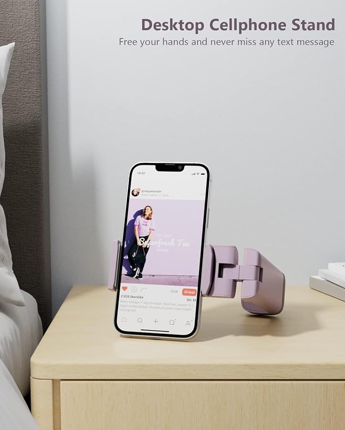 MiiKARE Travel Essentials Airplane Phone Holder, Universal Handsfree Phone Mount - Image 4