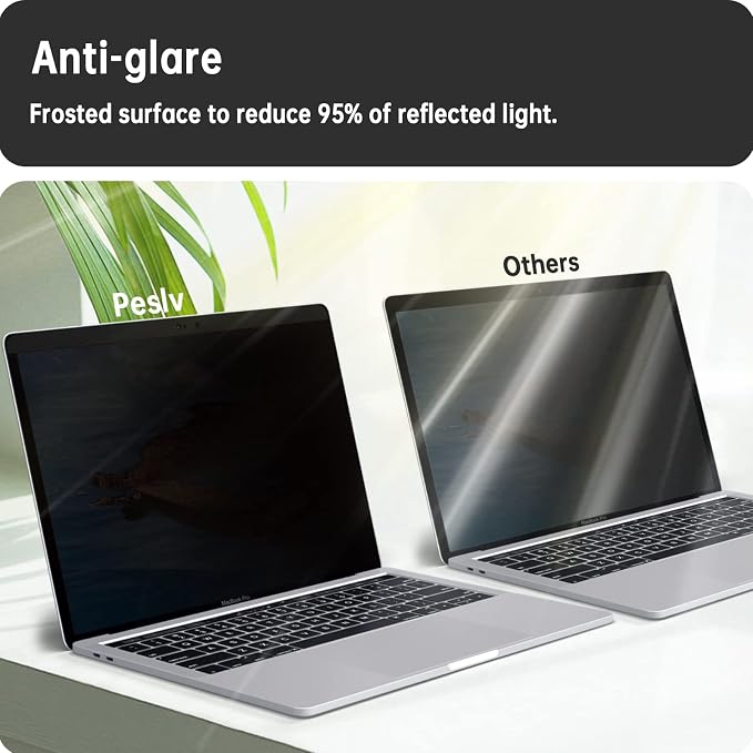 Magnetic Privacy Screen for MacBook Pro 15 Inch, Removable Anti Blue Light - Image 5