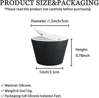 1.2" Silicone Non-Skid Speaker Pads-8Pack, - Image 2