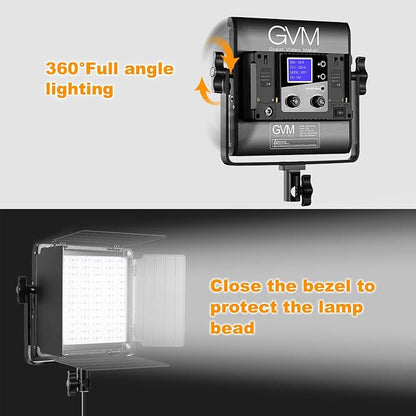 GVM RGB LED Video Light, 800D Studio Light - Image 8