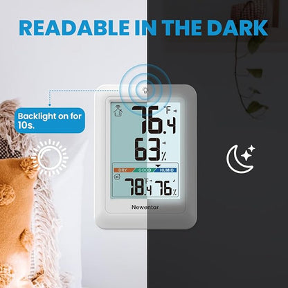 Newentor Indoor Outdoor Thermometer Wireless, Weather Station - Image 4