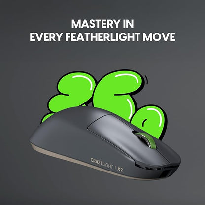 Pulsar Gaming Gears X2 Crazylight Wireless Gaming Mouse, Ultra Lightweight 1.23 - Image 3