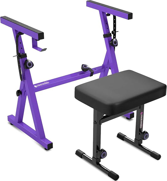 Liquid Stands Portable Heavy Duty Digital Piano Stand & Bench Set by LiquidStands