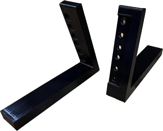 Compact 2U Studio Equipment Rack Pair – 3D‑Printed PETG, 4″ Depth, 20° Sloped - Image 2