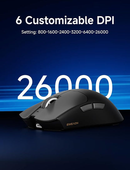 S9 Wireless Gaming Mouse, 59G Ergonomic Computer Mouse, Triple Modes, 8K Polling - Image 5