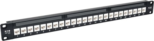 TRIPP LITE 24-Port Cat6a Patch Panel RJ45 Ethernet 1U Rackmount TAA by TrippLite