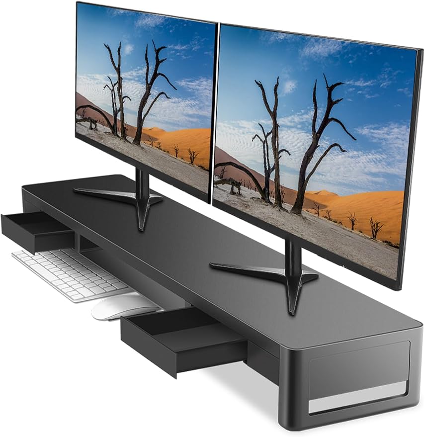 meatanty Dual Monitor Stand Riser by Meatanty