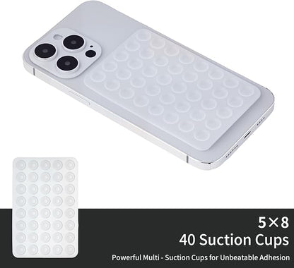 2 Pack Silicone Double-Sided Suction Grip – 40 Cups per Side, Strong Hold - Image 6