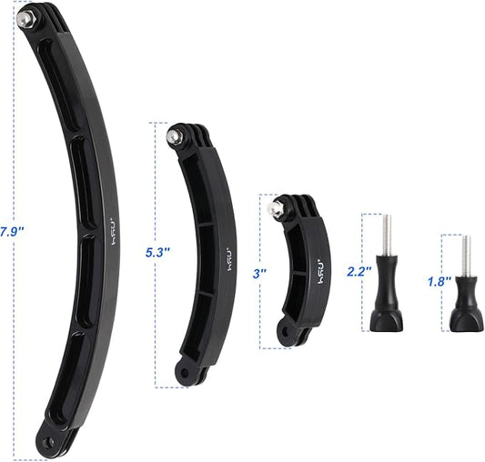 HSU 3 in 1 Curved Extension Arm Kit, Extension Pivot Arm Adjustable Monopod - Image 2