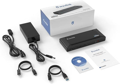 WAVLINK Universal USB C Laptop Docking Station Dual Monitors 5K/4K@60Hz - Image 8