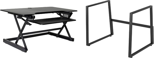 Rocelco 40" Large Height Adjustable Standing Desk by Rocelco