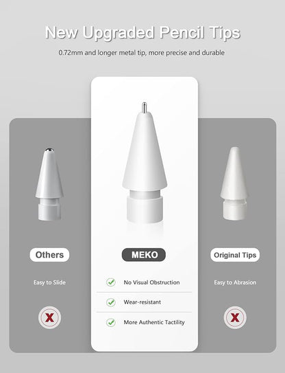 MEKO 4 Pack Upgraded 0.72mm Fine Ponit Precise Replacement Tips - Image 2