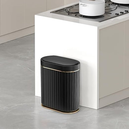 ELPHECO Black Bathroom Trash Can - Image 7
