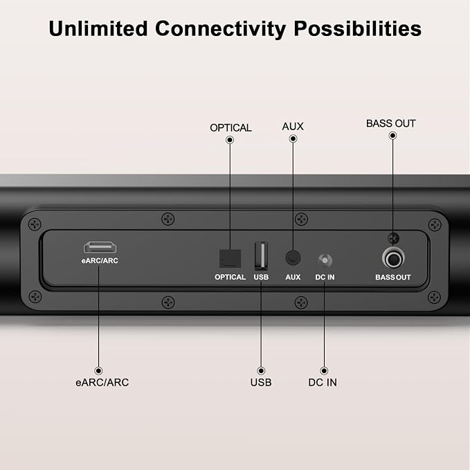 Hiwill 2.1CH Dolby Atmos Soundbar - Image 9