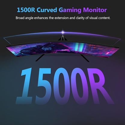 Z-Edge 27 inch Curved Gaming Monitor, QHD 1440P 165Hz 144Hz Curved 1500R - Image 6