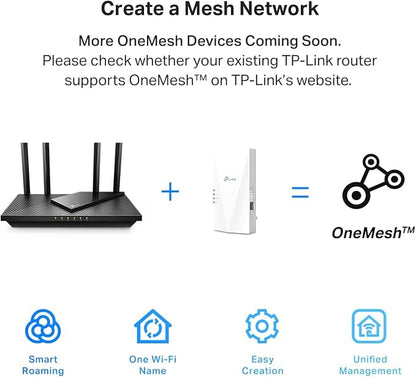TP-Link AX3000 WiFi 6 Range Extender Internet Booster, Dual Band, AP Mode - Image 5