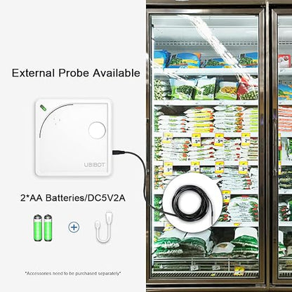 WS1 WiFi Environmental Sensor: Temp, Light Monitoring | External Probe | Alerts - Image 5