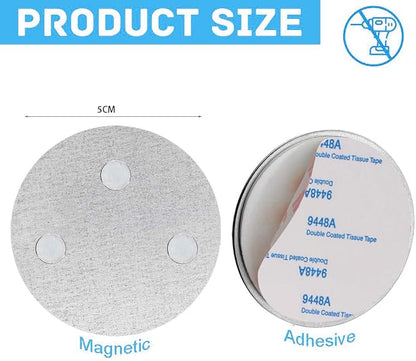 Magnetic Smoke Detector Sticky Pads Magnetic Adhesive Pads 3PCS Magnetic Smoke - Image 2