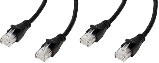 Amazon Basics RJ45 Cat-6 Ethernet Patch Internet Cable, 1Gbps Transfer Speed by AmazonBasics