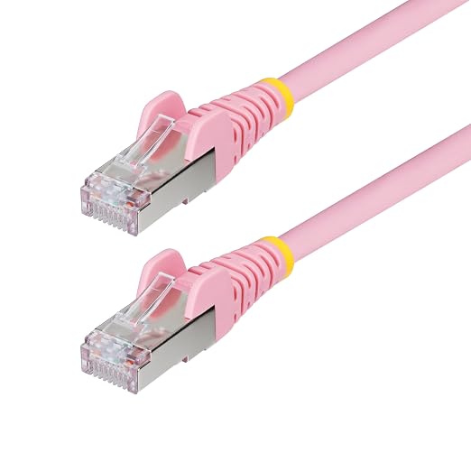 StarTech.com 10ft Pink CAT6a Ethernet Cable, Snagless RJ45, 100W PoE++ by StarTech