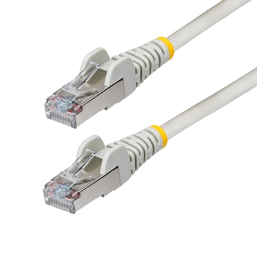 StarTech.com 5ft Gray CAT6a Ethernet Cable, Snagless RJ45, 100W PoE++, 27AWG by StarTech