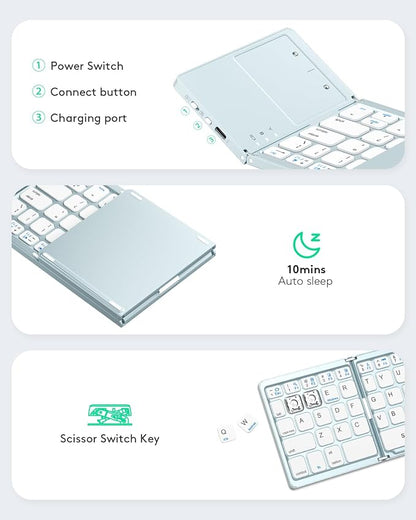 Samsers Foldable Bluetooth Keyboard - Image 8