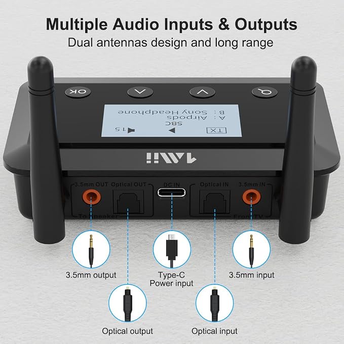 1Mii B03+ Bluetooth Transmitter Receiver - Image 6
