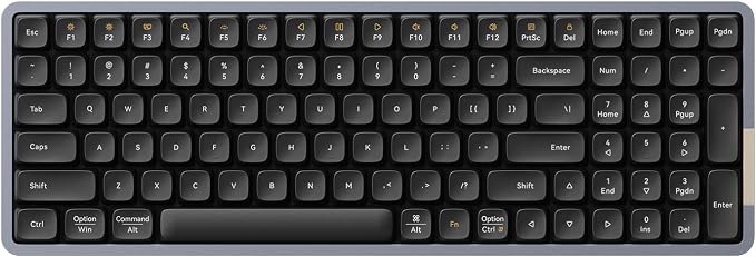 LOFREE Flow Low Profile Mechanical Keyboard, 100 Keys Rechargeable Wireless by LOFREE