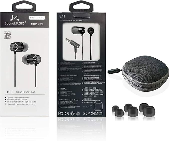 SoundMAGIC E11 Wired Earbuds No Microphone HiFi Stereo Earphones Noise - Image 8