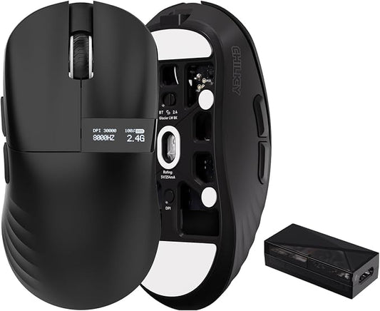 Chilkey Glacier LW 8K M Wireless Gaming Mouse - 49g Super Lightweight - Dual 8K by Chilkey