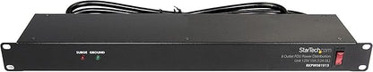 StarTech.com 4U Wall Mount Network Rack & 1U Server Rack Shelf & 8 Outlet - Image 6
