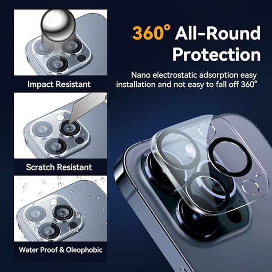 Camera Lens Protector for iPhone 13 Pro 6.1" & iPhone 13 Pro Max 6.7", 9H - Image 2