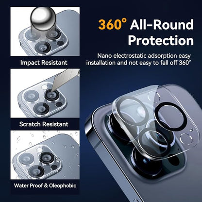 Camera Lens Protector for iPhone 14 Pro 6.1" ＆ iPhone 14 Pro Max 6.7", 9H - Image 2
