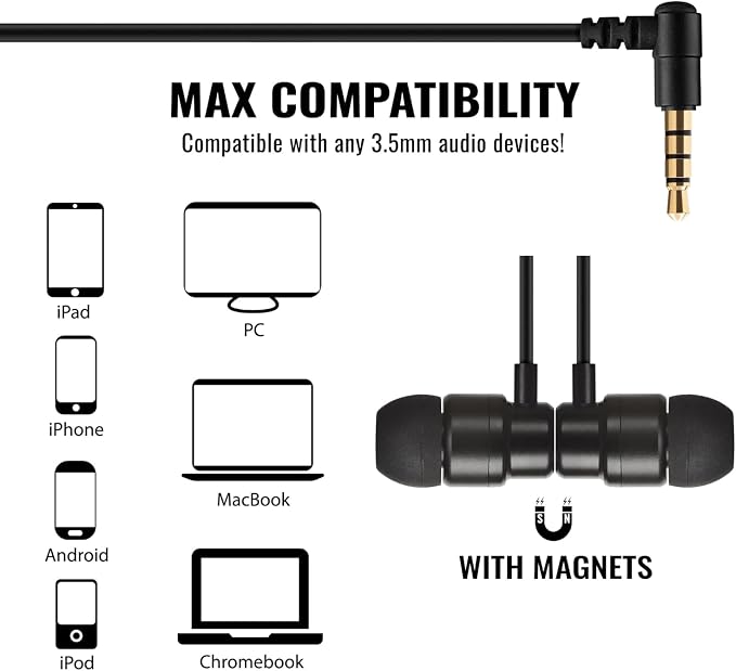 UliX Rider Wired Earbuds in-Ear Headphones, Earphones - Image 4