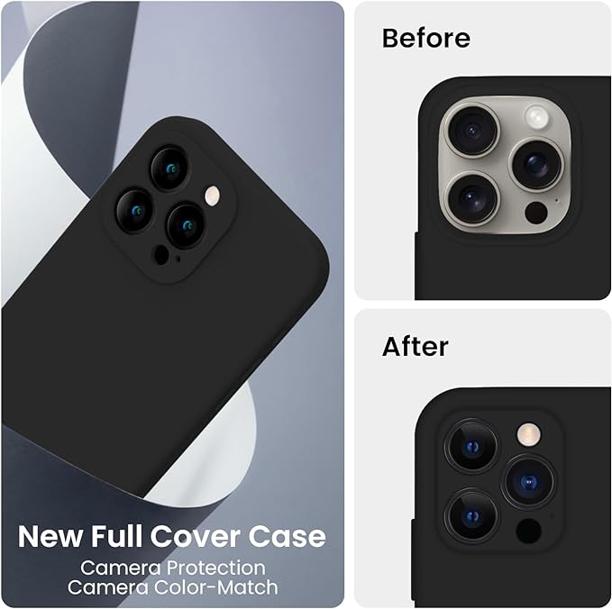FireNova Designed for iPhone 15 Pro Case, Silicone Upgraded Phone Case with - Image 3