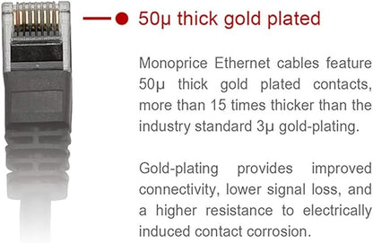 Monoprice 10FT 24AWG Cat5e 350MHz UTP Ethernet Bare Copper Network Cable - Image 3