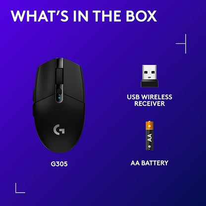 Logitech G305 LIGHTSPEED Wireless Gaming Mouse, Hero 12K Sensor, 000 DPI - Image 9