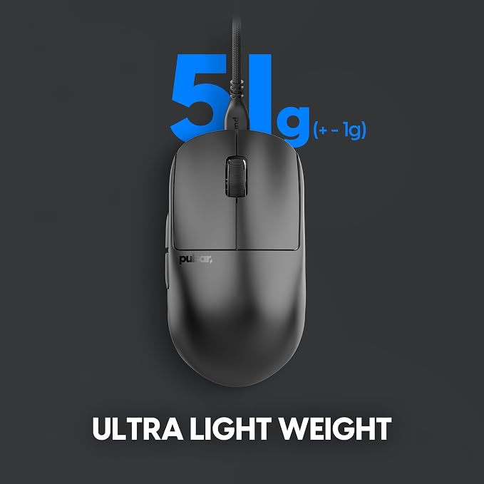 Pulsar Gaming Gears X2H Wired Gaming Mouse, Ultra Lightweight 1.8 oz, - Image 3