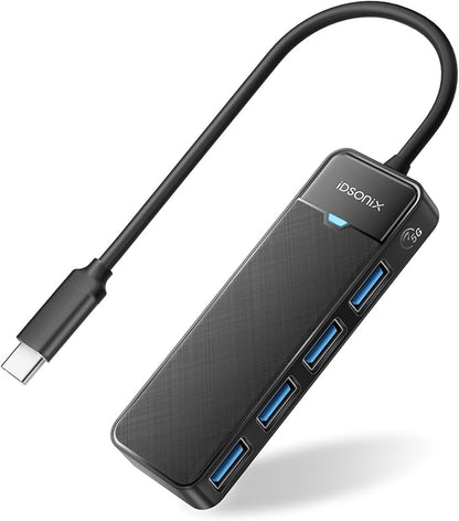 iDsonix USB 3.0 Hub USB C Splitter 5Gbps Data Transfer Ultra-Slim Extender by iDsonix