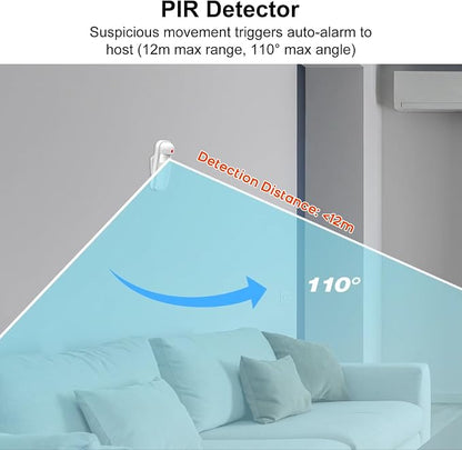 Wireless Home Security System, SOS Button, Door/Window Sensors, APP Insta Alert - Image 5