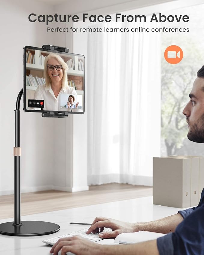 LISEN for iPad Stand for Desk Portable Monitor Adjustable Tablet Stand - Image 5