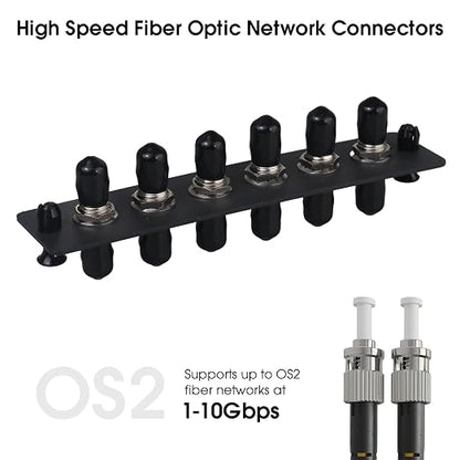 6 Simplex ST Fiber Patch Panel - Image 5