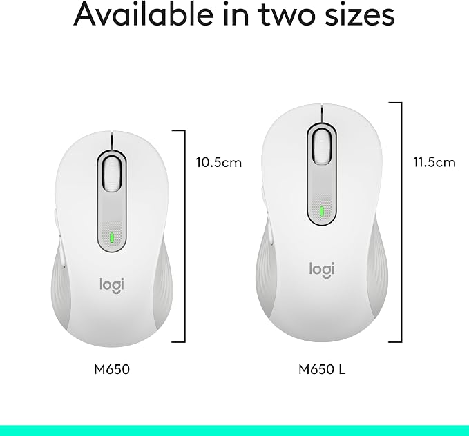 Logitech Wireless Mouse Signature M650 L Full Size - Image 10